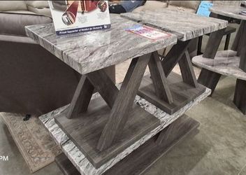 Coffee and end tables set brand new with tags