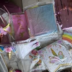 Unicorn Party Supplies Set new