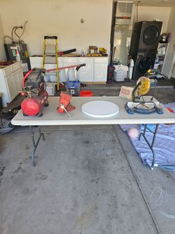 Tools and sink