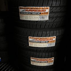 245/50/19  Arroyo  New Tires Set Of 4 Installed And Balanced Set De 4 Llantas Nuevas Instaladas Y Balanceadas