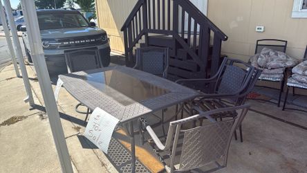Outside patio seating
