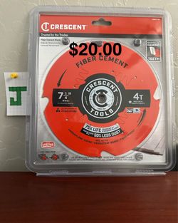 Fiber cement disc $20.00 new firm on price