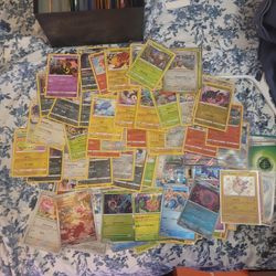 Full Box Of Holographic Pokémon Cards