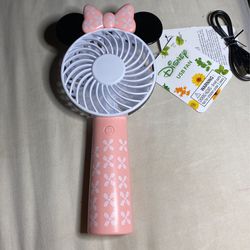 100% Authentic Disney, Usb Fans, Mickey And Minnie Mouse