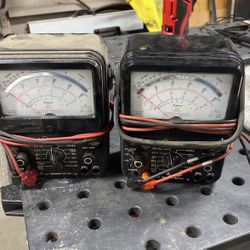 Simpson analog meters