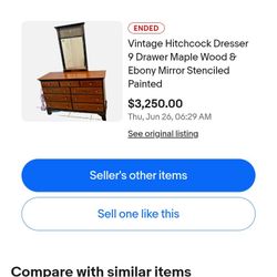 Vintage Dresser Maple 🍁 Wood 🪵