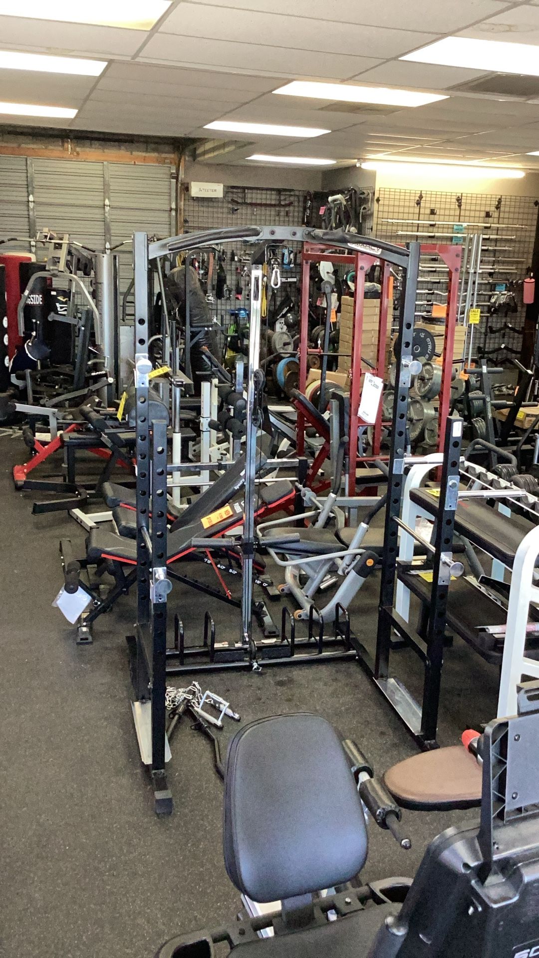 Marcy Power Cage W/ High And Low Lat Attachment