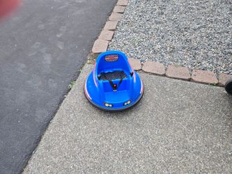 Motorized bumper car.