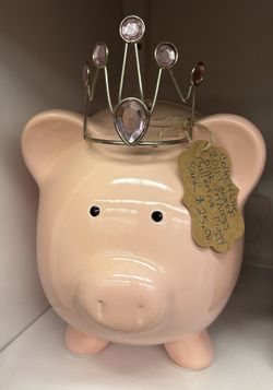 2011 Target Exclusive Pink Princess Ballerina Piggy Bank 