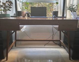 Mid Century Modern Wooden Desk