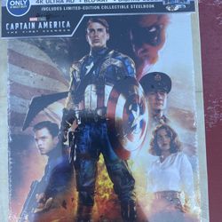 Captain America The First Avenger Steelbook 4K Ultra HD + Blu-Ray + Digital LE