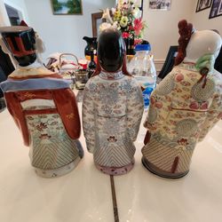 "Fu Lu Shou"  three stars of Fortune figures