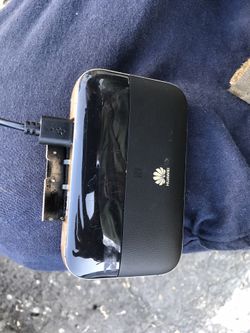 Huawei portable charger and wifi (connected for 6 months)