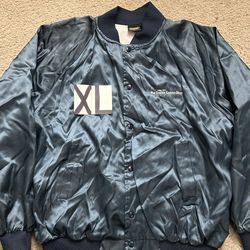 Vintage vintage San Antonio Express-News satin bomber jacket