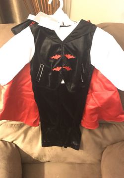 Disney Child's Dracula Costume. Sizes 9m, 12m, 24M. Brand New