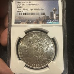 1885 Hot 50 VAM Morgan Dollar 