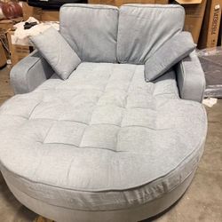 Sleeper Sofa Couch with Tufted Seat 