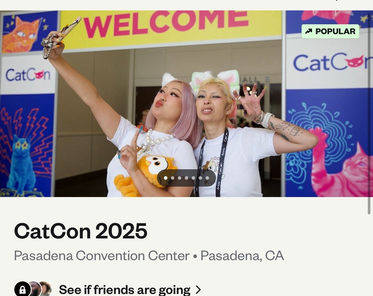 Need A Ticket To CatCon - Pasadena 
