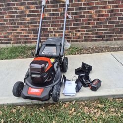 56V 21 in. Cordless Battery Walk Behind Self-Propelled Lawn Mower with 5.0Ah Battery and Charger
