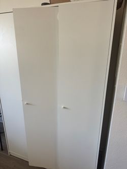 Wardrobe with 3 doors, white,