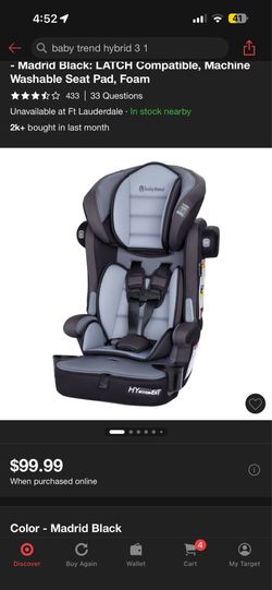 Baby trend hybrid 3 n 1