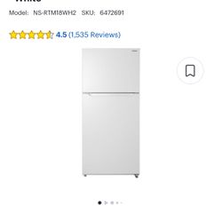 BLACK INSIGNIA FRIDGE FREEZER