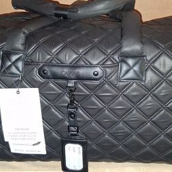 "The Paige" Joan & David 22" Puffer Sport Duffle Bag