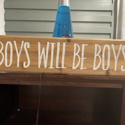 Boys Room Sign Decor