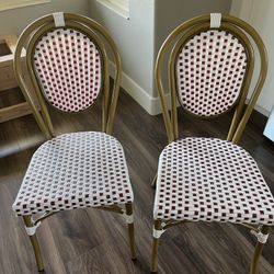 Two Bistro Chairs