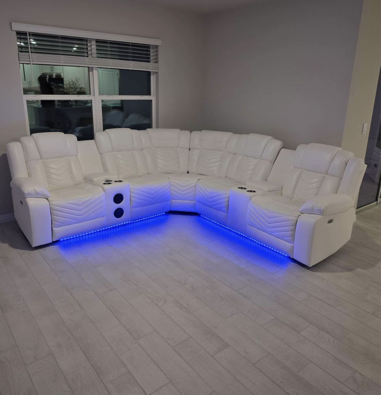 Power Recliner Sectional Sofa 
