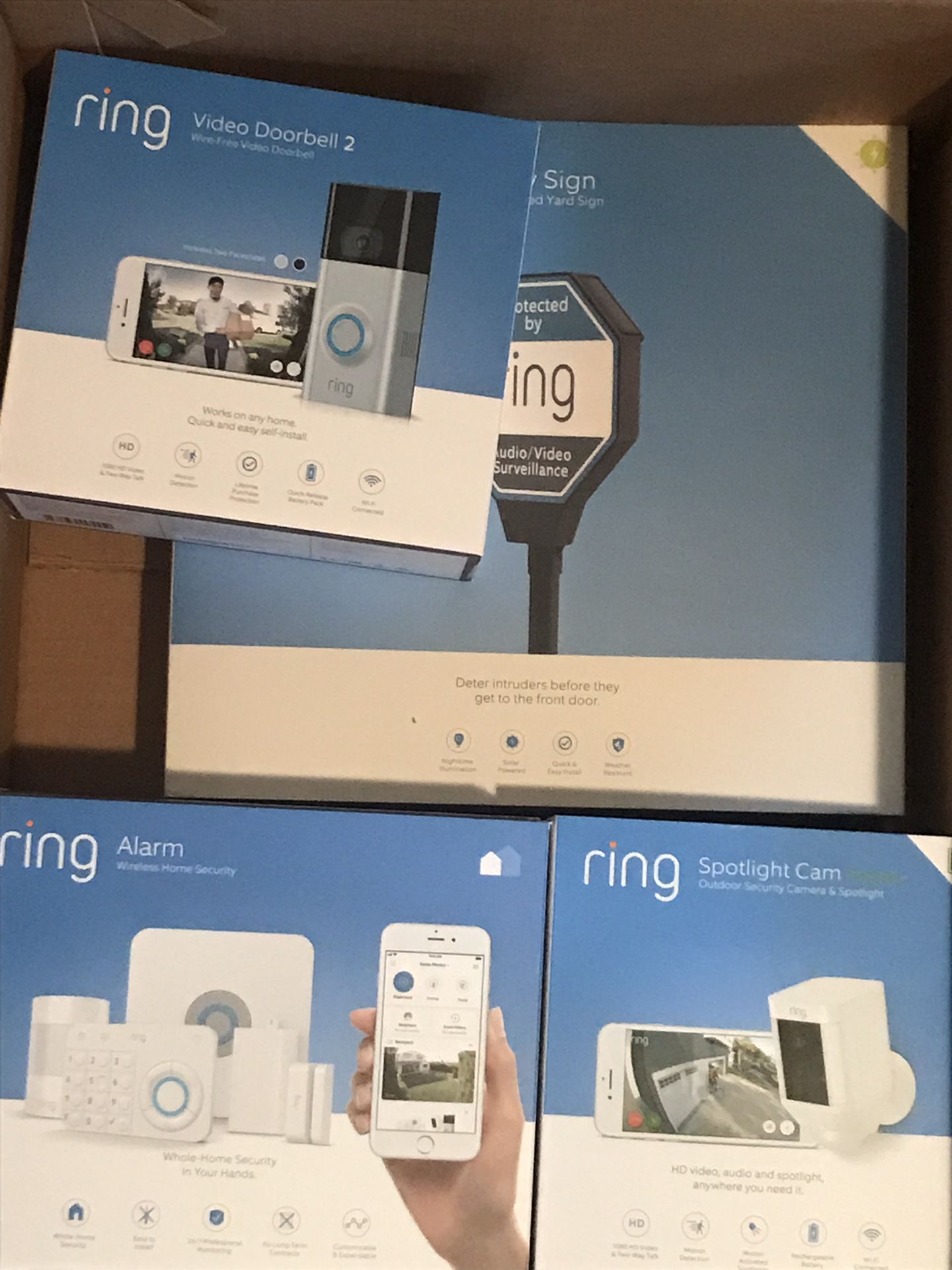 Ring Security System $300
