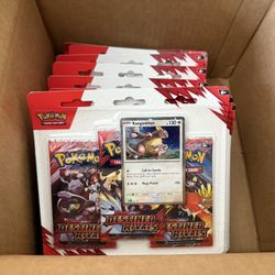 Pokemon Destined Rivals 3 Pack Blister