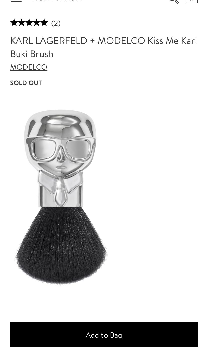 Karl Lagerfeld Makeup Brush - Buki Brush