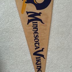 Minnesota Vikings Vintage Pennant