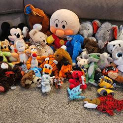 Huge Plush Stuffed Animal Lot – Clean, Great Variety, Smoke & Pet-Free Home 