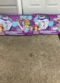 Color and style deluxe fashion activity set princess Sophia color your own purse