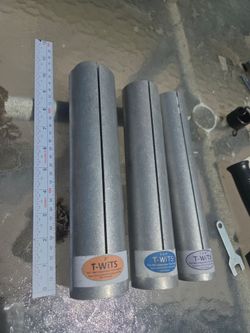 T-WiTS Thin-Wall Tube Supports – 2", 1-3/4", & 1-5/8" Set