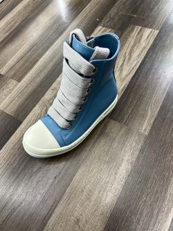 Rick Owens Blue Sneakers