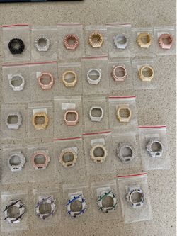 G shock moissanite bezel