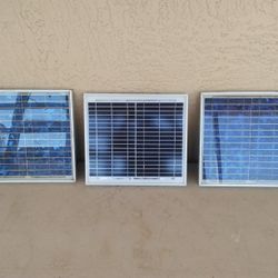 3 10watt Solar Panels 
