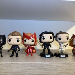 Marvel And StarWars Funko Pops