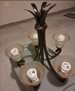 5 light ceiling chandelier