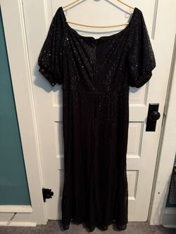 Woman’s Black Dress