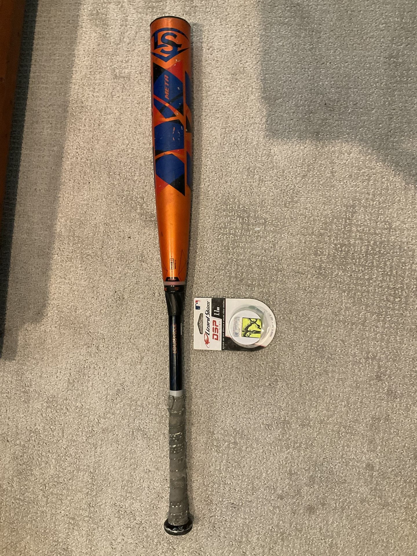 LOUISVILLE SLUGGER META BBCOR (-3) BASEBALL BAT 33 INCHES 2022 MODEL & NEW GRIP