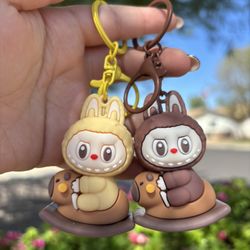 Labubu Capybara Keychain – Cute Animal Charm, Kawaii Accessory, Cartoon Bag Tag, Gift for Collectors