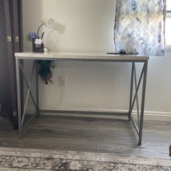 Marble Surface Student Desk 