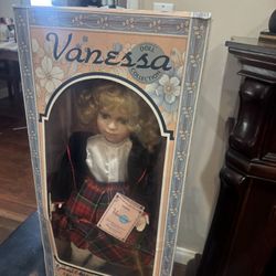 Limited Edition Vanessa Porcelain Doll 