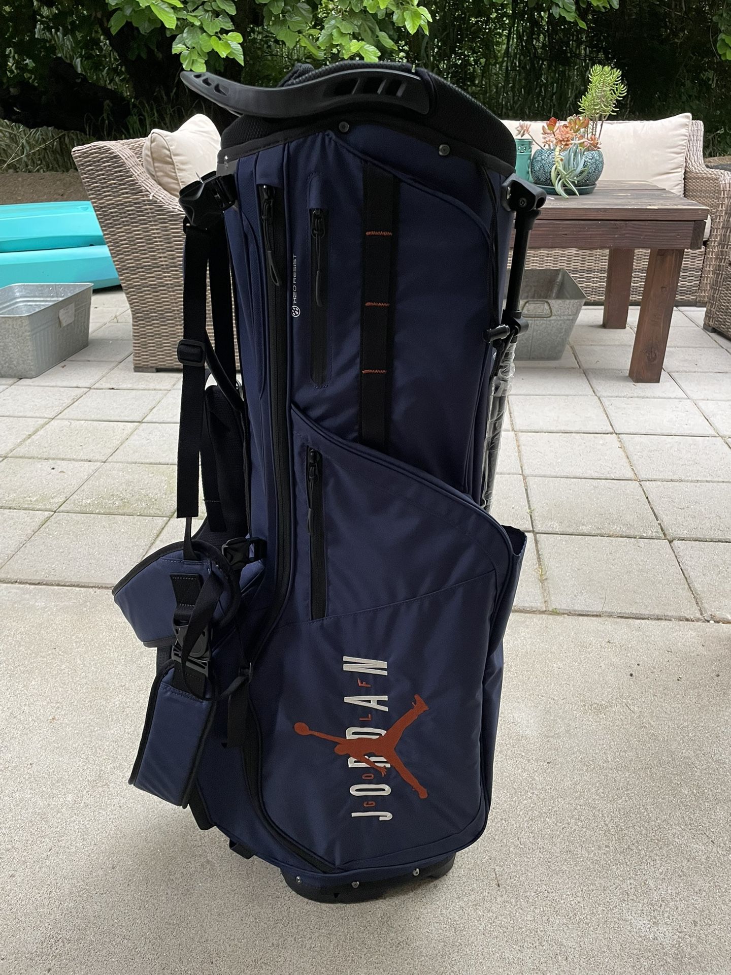 Jordan X Eastside Golf Fade Away14-Way Golf Stand Bag Blue Jumpman
