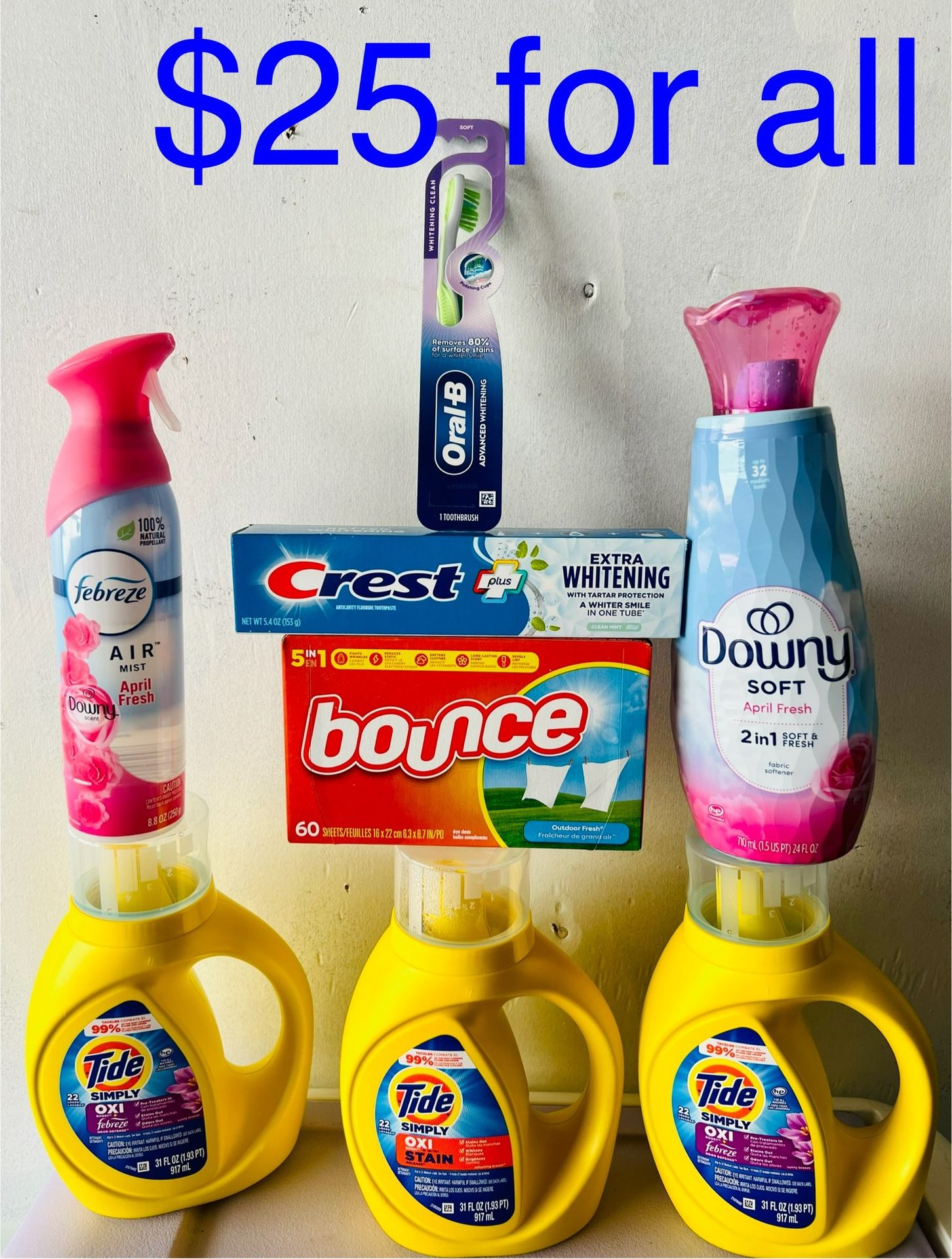 Tide Bundle $25 For All