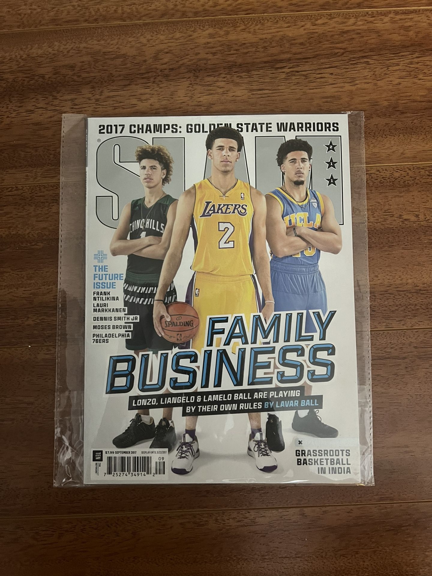 Slam Magazine (Ball Brothers Cover) Lonzo, Lamelo, Liangelo